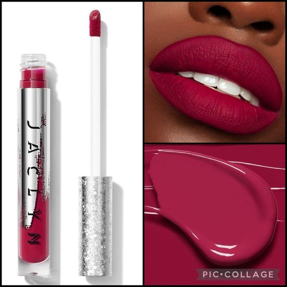 Jaclyn Cosmetics Holiday POUTSPOKEN LIQUID LIPSTICK - Unwrap Me - New In Box - Picture 1 of 5